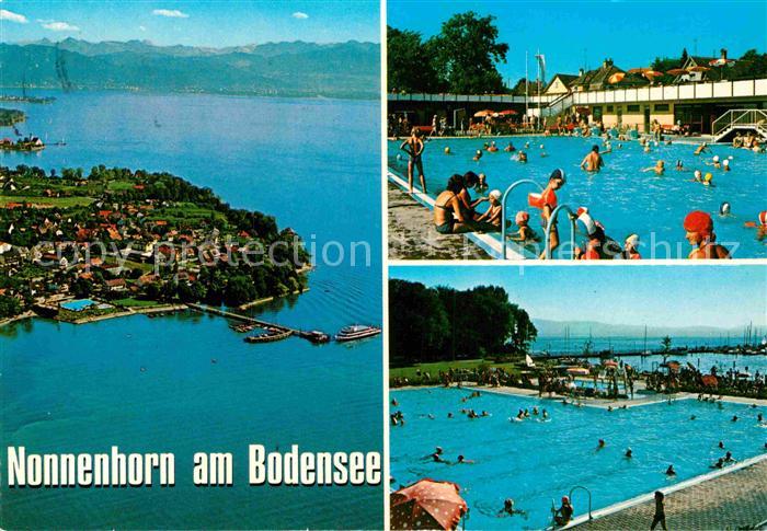 Nonnenhorn Fliegeraufnahme Schwimmbad