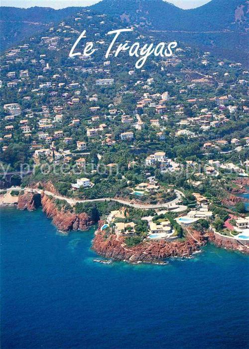 Saint-Raphael Var Fliegeraufnahme Le Trayas vu du eiel
