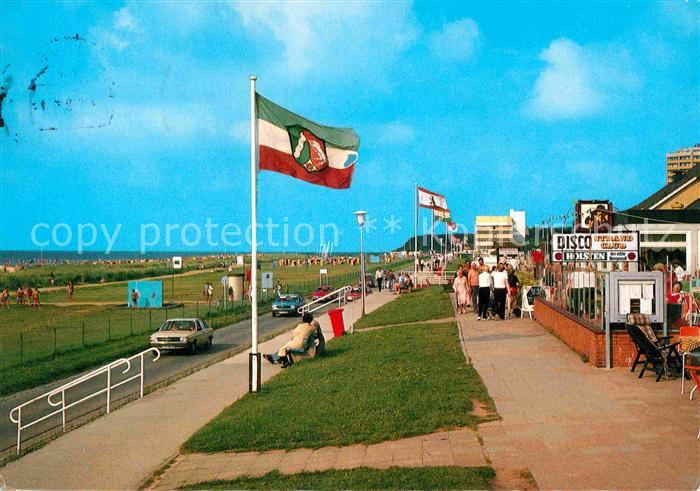 Cuxhaven Duhnen Nordseebad Gruenstrand Promenade