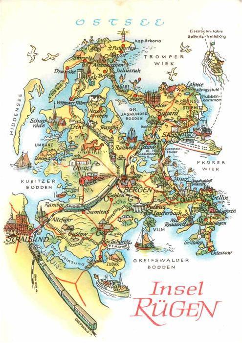 Ruegen Landkarte