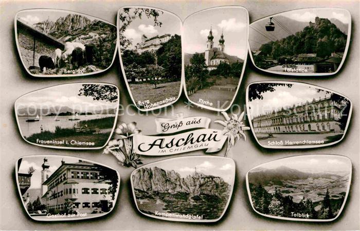 Aschau Chiemgau Bergidyll Burg Hohenaschau Kirche Talstation Fraueninsel Schloss