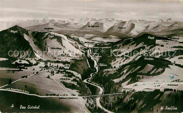 Allgaeu Region Panoramakarte