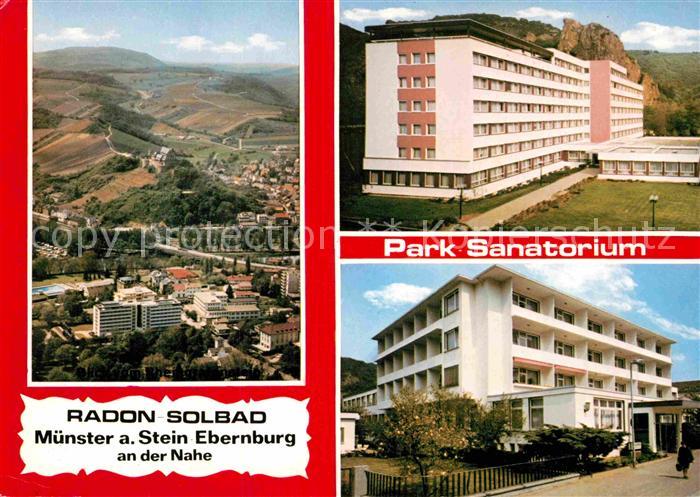 Bad Muenster Stein Ebernburg Panorama Park Sanatorium