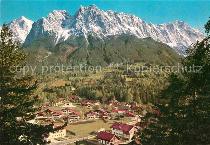 Grainau Panorama mit Zugspitze
