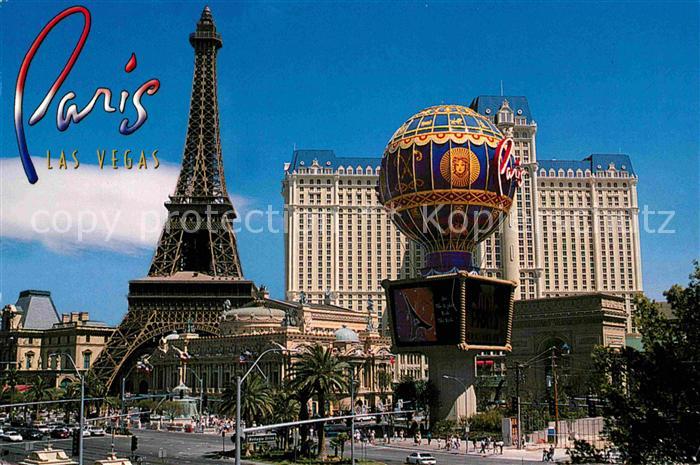 Las Vegas Nevada Teilansicht Paris