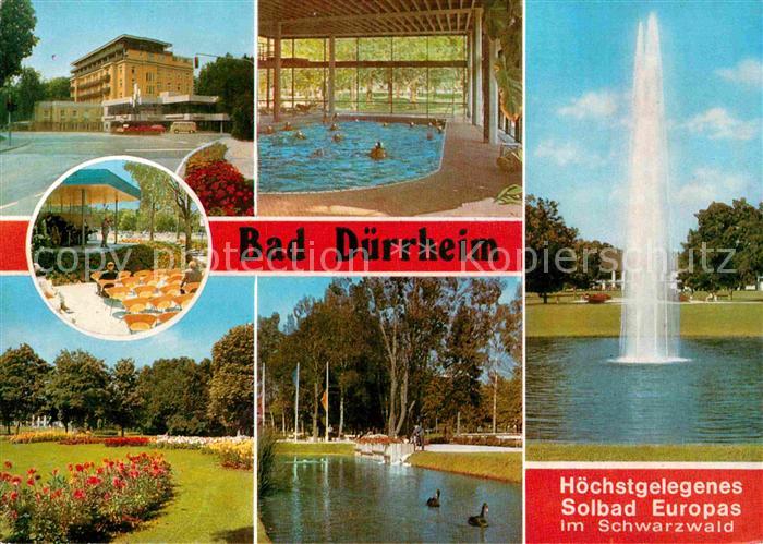 Bad Duerrheim Kurhaus Hallenbad Kurpark Fontaene