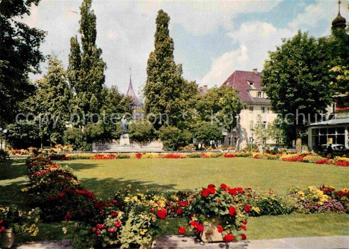 Bad Woerishofen Anlage mit Kneippdenkmal