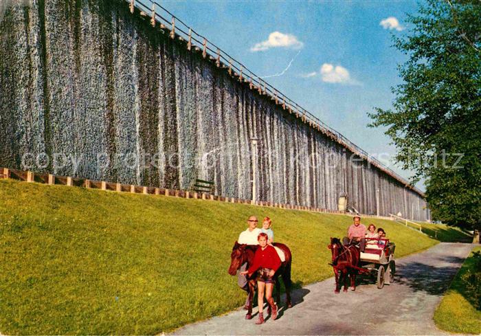 Bad Rothenfelde Neues Gradierwerk mit Ponywagen