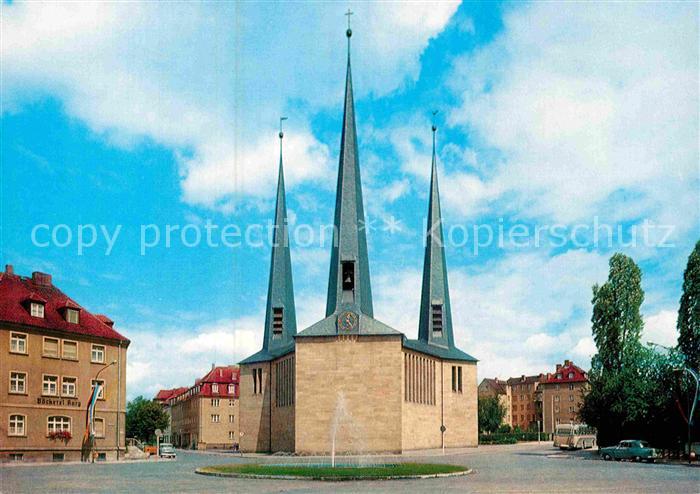 Bayreuth Christuskirche am Wilhelmsplatz