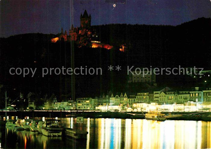 Cochem Mosel bei Nacht
