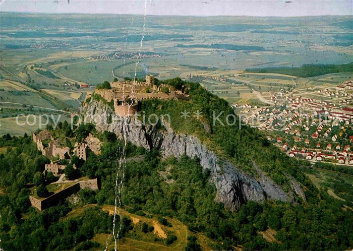 Singen Hohentwiel Burgruine Hohentwiel Fliegeraufnahme