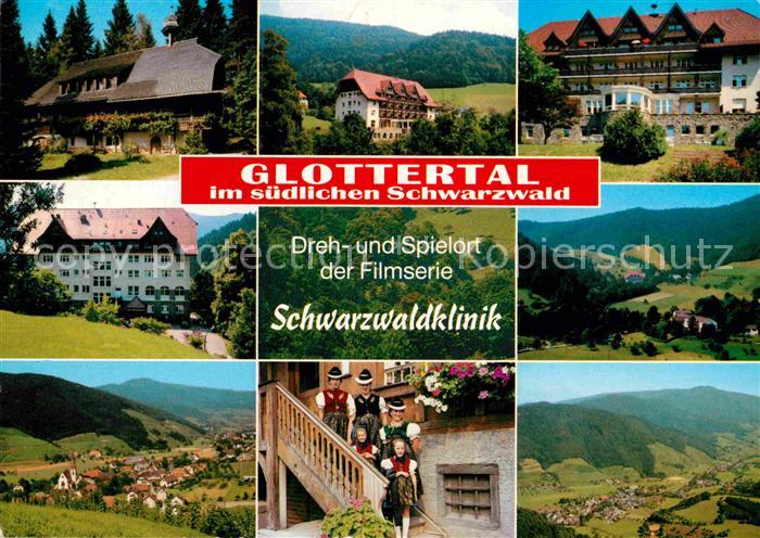 Glottertal Teilansichten Schwarzwaldklinik TV Drehort Restaurant Panorama