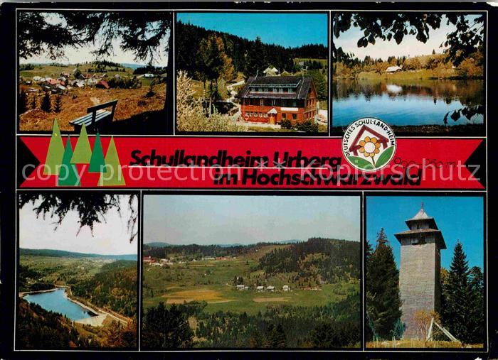 Urberg Schullandheim Urberg Weiher Waldschwimmbad Turm