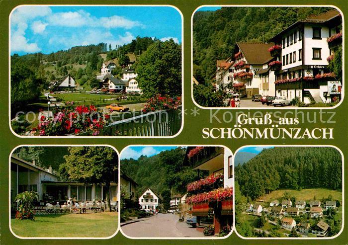 Schoenmuenzach Kurpark Ortspartien Panorama