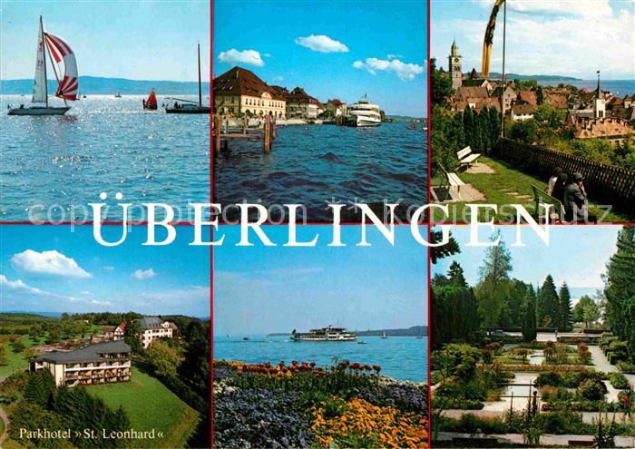 ueberlingen Bodensee Seepartie Faehre Parkhotel St Leonhard Park