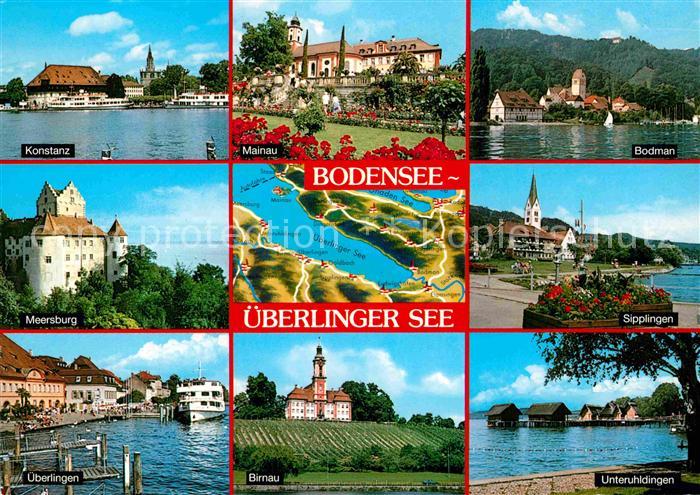 Konstanz Bodensee Mainau Bodmann Meersburg ueberlinger See Sipplingen Birnau Unt
