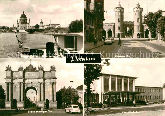 Potsdam Bruecke Hafen Nauener Tor Brandenburger Tor Hauptbahnhof