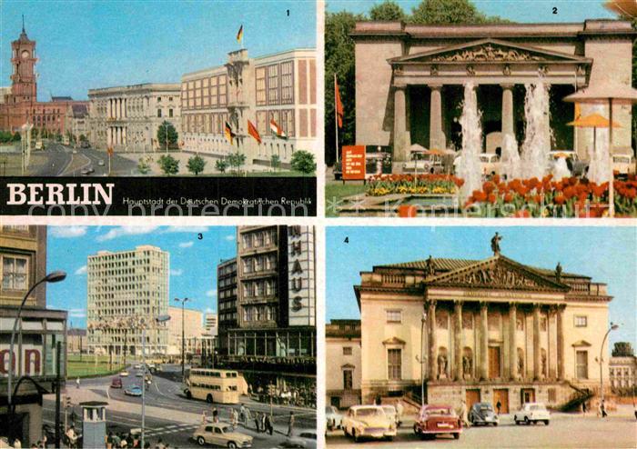 BERLIN CITY Amtssitz des Staatsrates Mahnmal Unter den Linden Alexanderplatz De