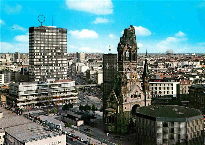 BERLIN CITY Stadtblick Gedaechtniskirche Europa Center