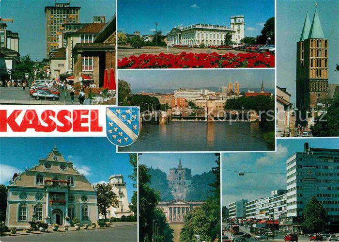 KAssEL CITY Treppenstrasse Fridericianum Fuldawehr Schleuse Martinskirche Natur