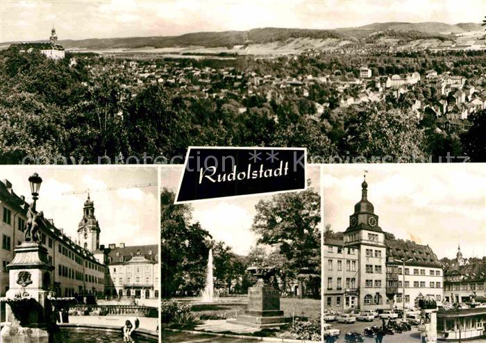 Rudolstadt Panorama Schlosshof Platz OdF Marktplatz