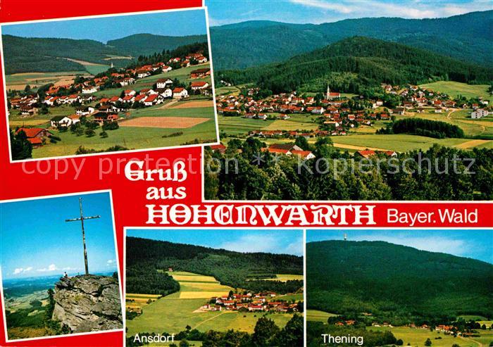 Hohenwarth Koetzting Panorama Gipfelkreuz Ansdorf Thening