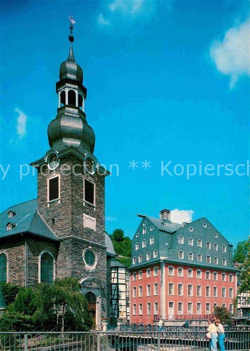 Monschau Montjoie NRW Kirche Rotes Haus