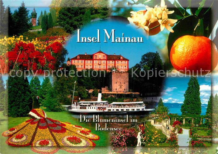Insel Mainau Blumeninsel Schloss Fahrgastschiff