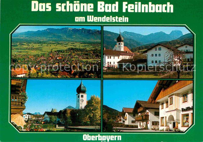 Bad Feilnbach Panorama Kirche Teilansicht