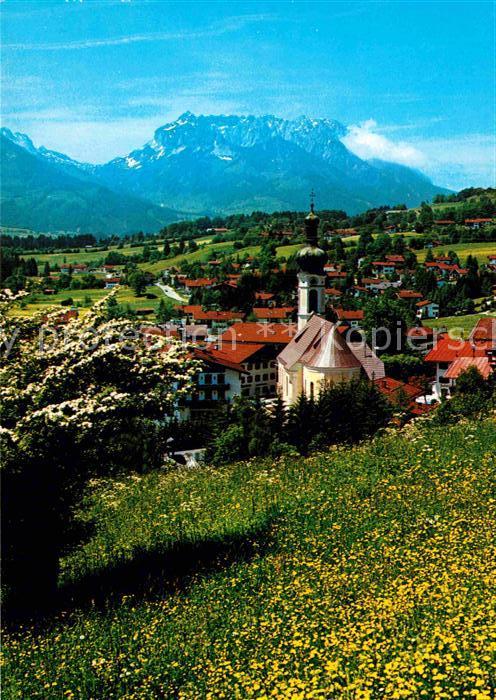 Reit Winkl Panorama Pfarrkirche