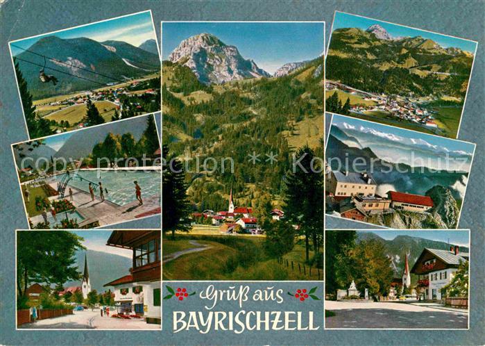 Bayrischzell Seilbahn Schwimmbad Wendelstein Ortsmotive
