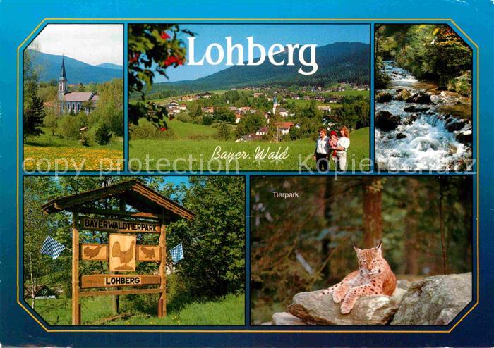Lohberg Lam Kirche Panorama Fluss Wildtierpark Luchs