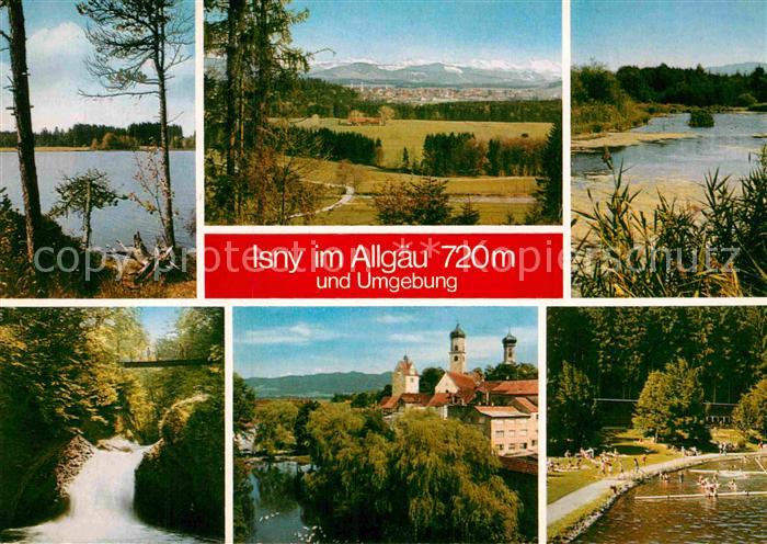 Isny Allgaeu Ursee bei Beuren Biesenweiher Argenwasserfall Waldbad