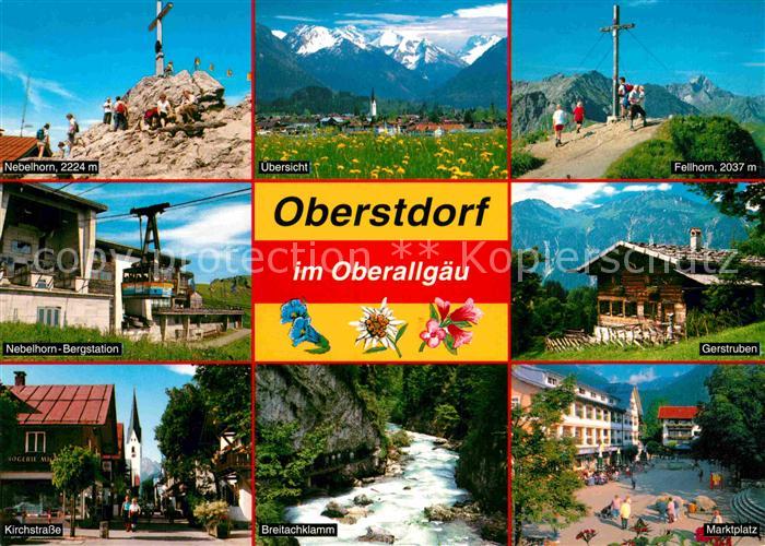 Oberstdorf Nebelhorn Panorama Fellhorn Bergstation Gerstruben Kirchstrasse Breit
