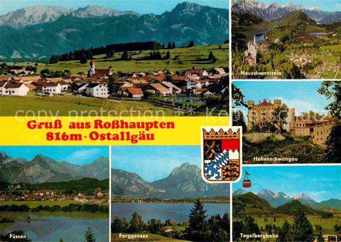 Rosshaupten Forggensee Panorama Neuschwanstein Hohenschwangau Fuessen Tegelbergb