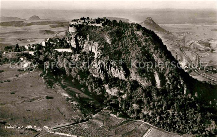Hohentwiel Festungsruine Fliegeraufnahme