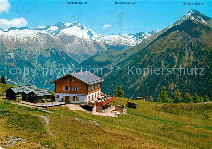 Mallnitz Kaernten Haeusler Alm Ausflugsort an der Tauernbahn Hoehenweg Fernsicht