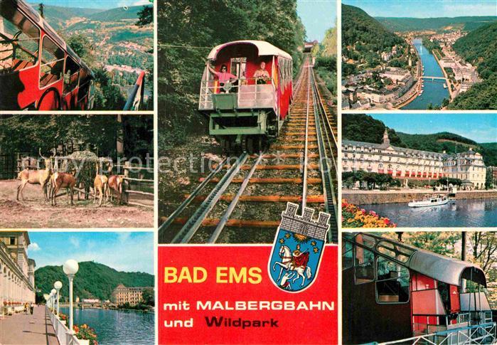Bad Ems mit Malbergbahn und Wildpark