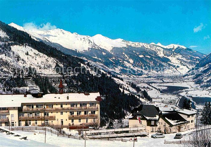 Badgastein Evangelisches Hospiz Helenenburg Winterpanorama Alpen