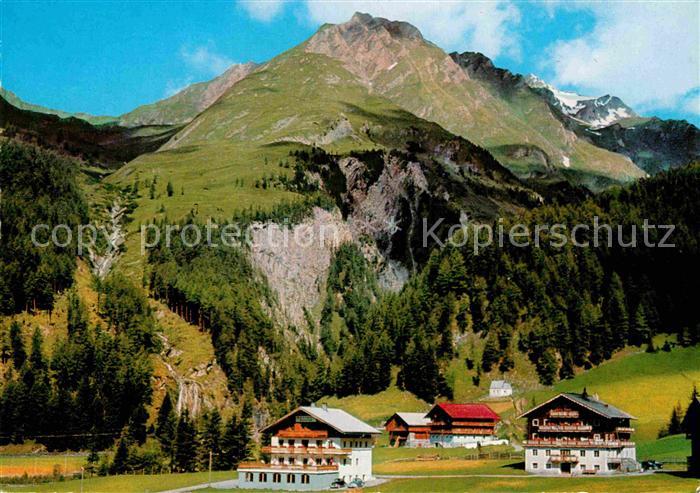 Kals Grossglockner Gasthof Taurer mit Kendlspitze Hohe Tauern