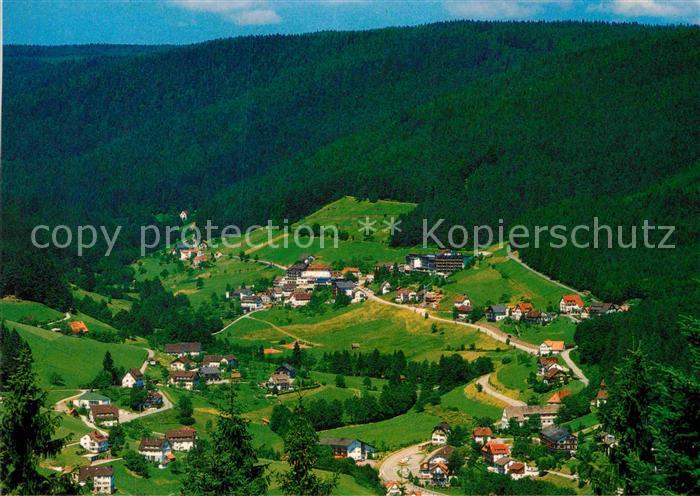 Tonbach Blick ins Tal Kur und Sporthotel Traube Tonbach