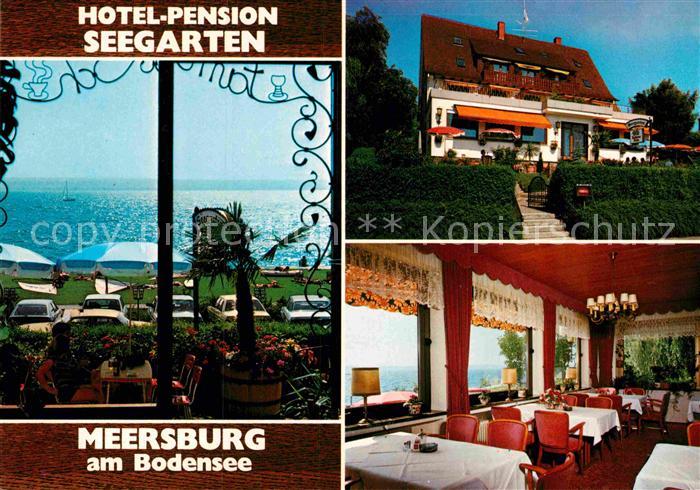 Meersburg Bodensee Hotel Pension Seegarten Restaurant Seeblick
