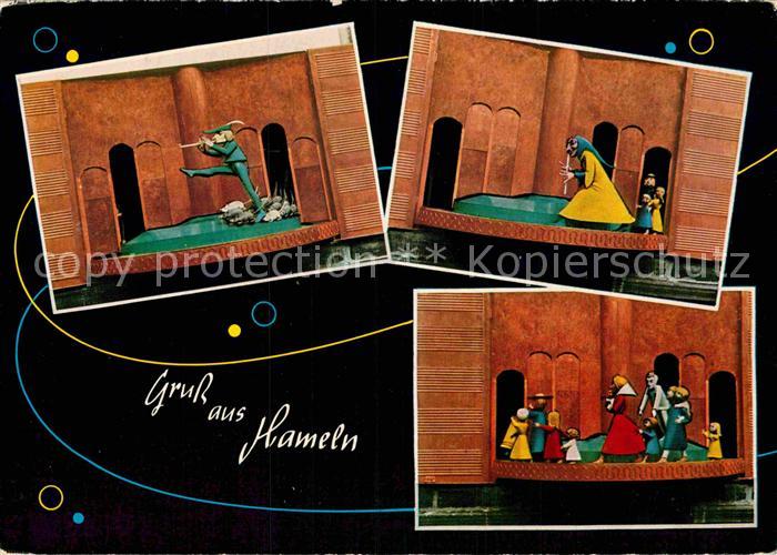 Hameln Weser Rattenfaenger Kunst Glockenspiel