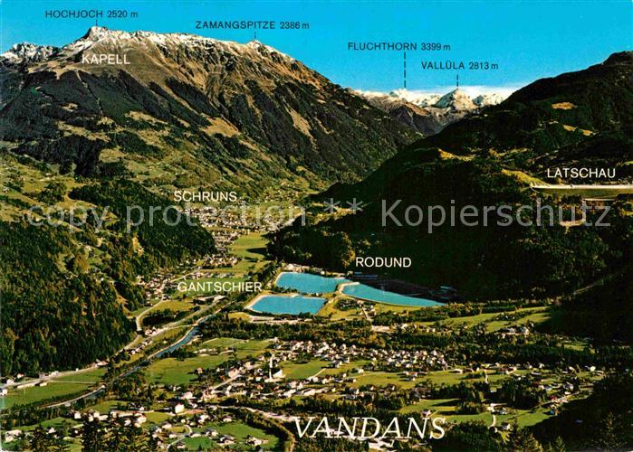 Vandans Vorarlberg Staubecken Rodund Latschau Hochjoch Valluela Montafon Alpenpa