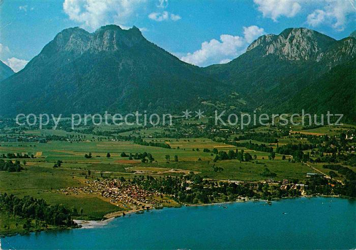 Faverges Camping Municipal de Doussard Alpes vue aerienne