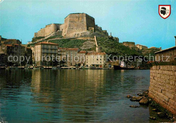Bonifacio Corse du Sud La Marine et la Citadelle