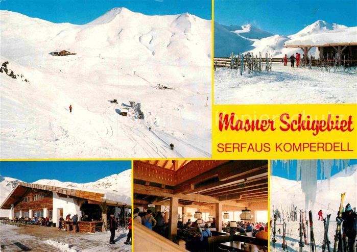 Serfaus Tirol Skizentrum Serfaus Komperdell mit Masnerhuette