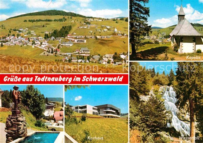 Todtnauberg Luftkurort Wintersportplatz Schwarzwald Kapelle Wasserfall Kurhaus B