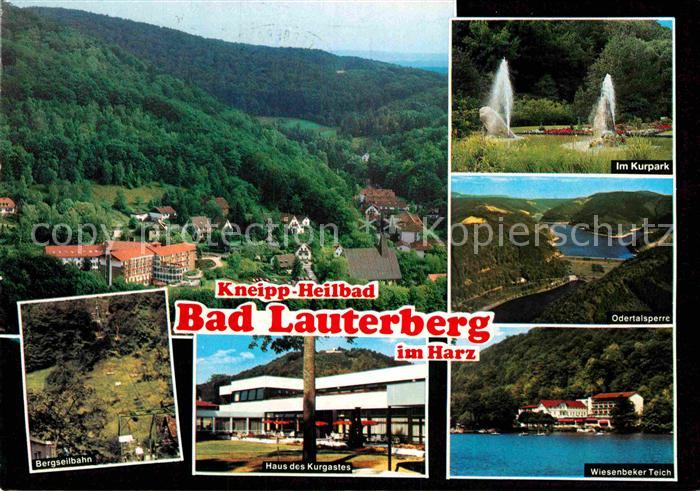 Bad Lauterberg Panorama Kneippheilbad Kirchberg Klinik Therme Bergseilbahn Haus