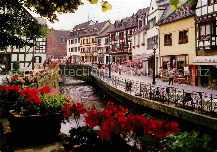 Bad Muenstereifel Haeuserpartie an der Erft